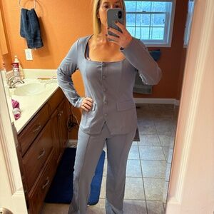 Fashion Nova blue suit- Size XL